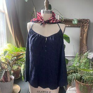 Anthropologie distressed tank top